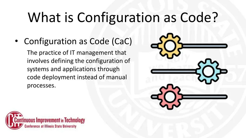 what is configuration as code