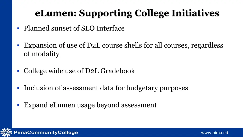 elumen supporting college initiatives