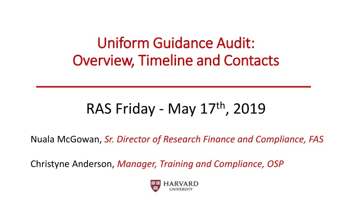 uniform guidance audit uniform guidance audit