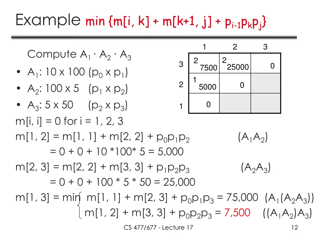 example min m i k m k 1 j p i 1 p k p j 1