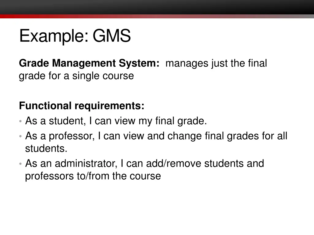 example gms