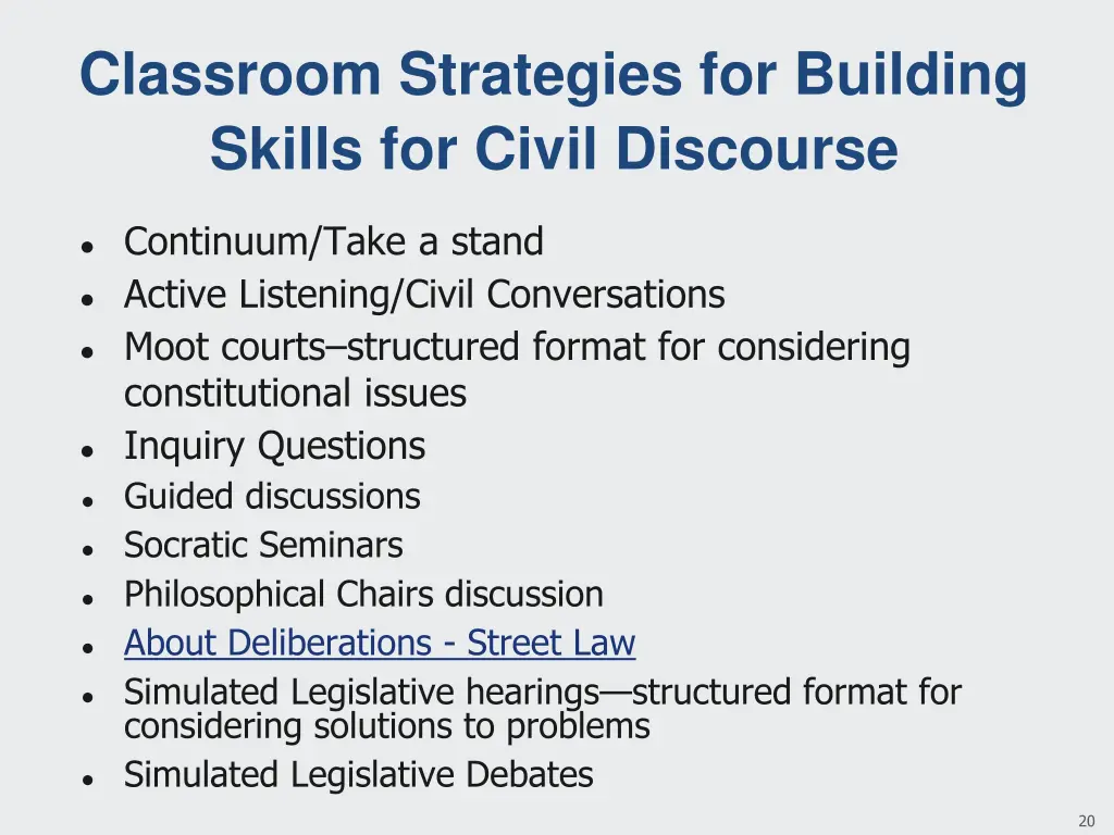 classroom strategies for building skills