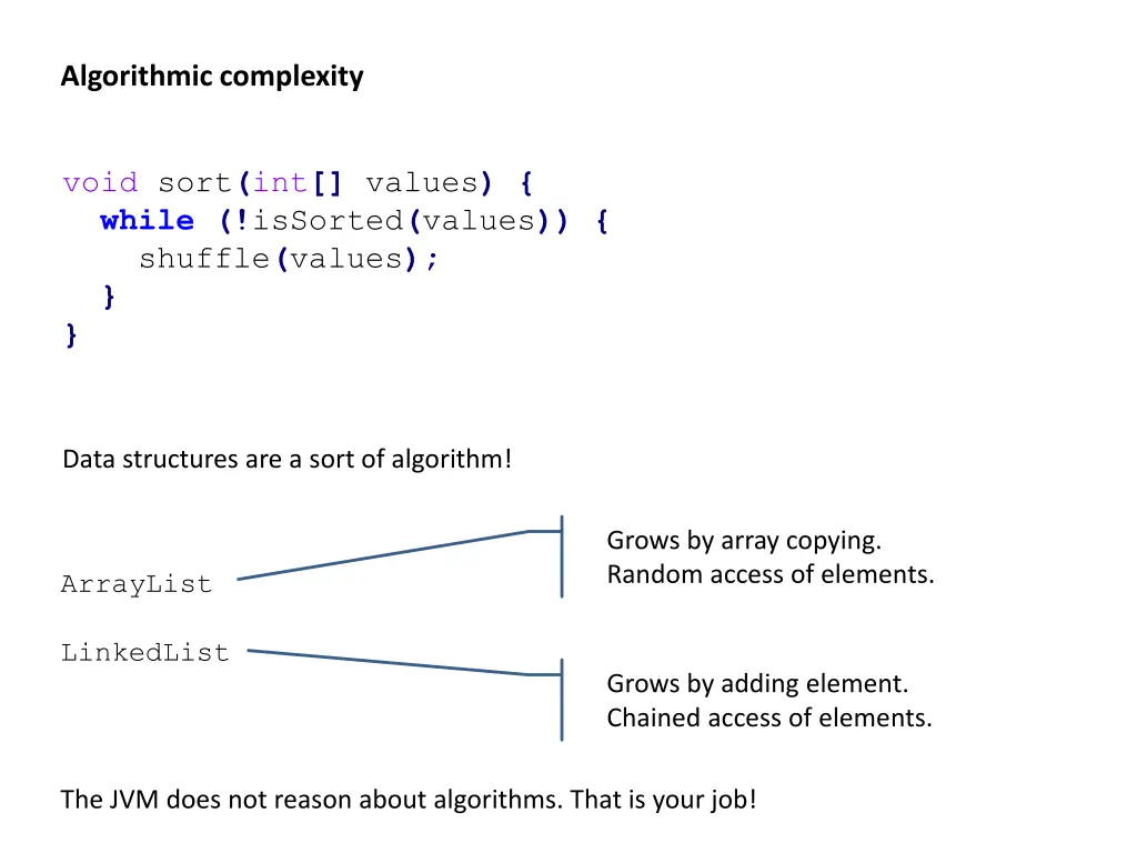 algorithmic complexity
