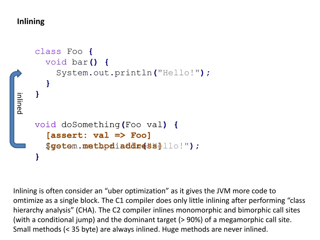 inlining