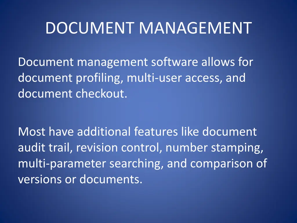 document management