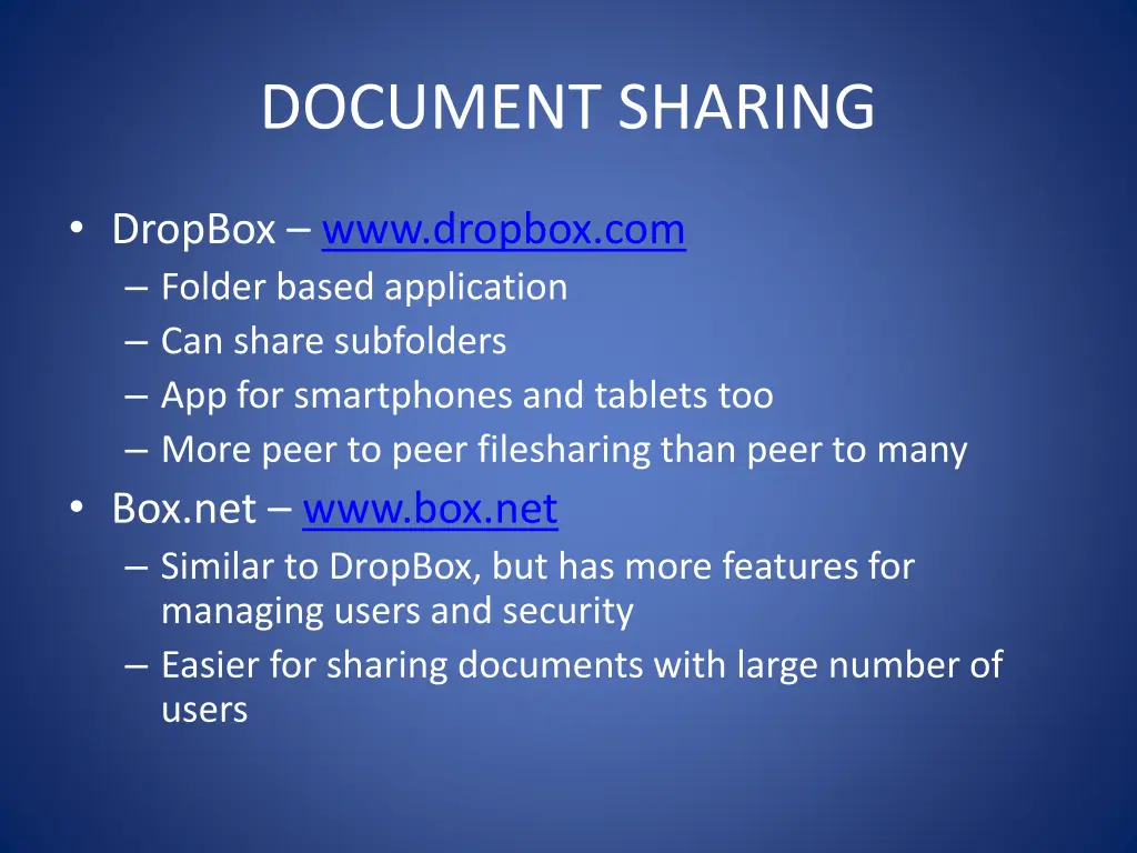 document sharing 1