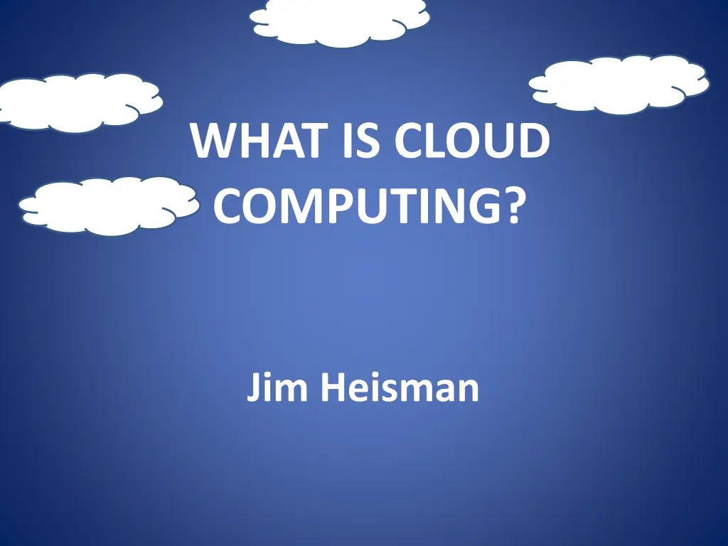 what is cloud computing