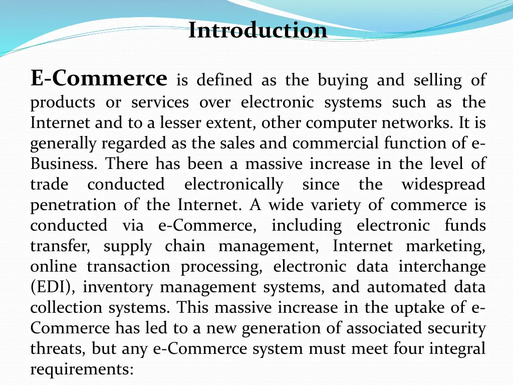 introduction