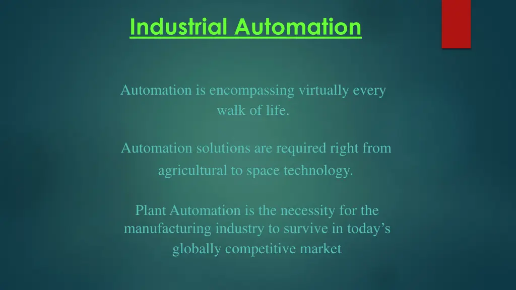 industrial automation