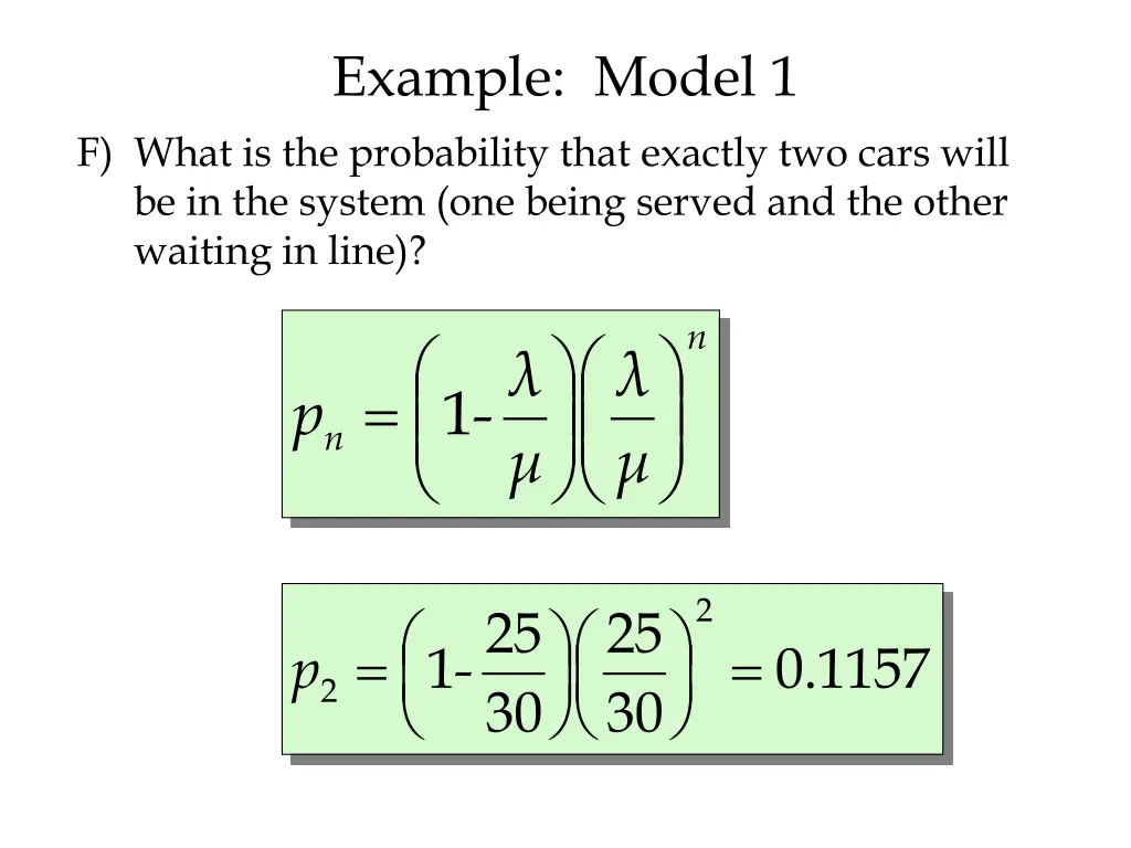 example model 1 2