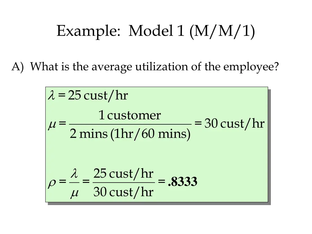 example model 1 m m 1 1