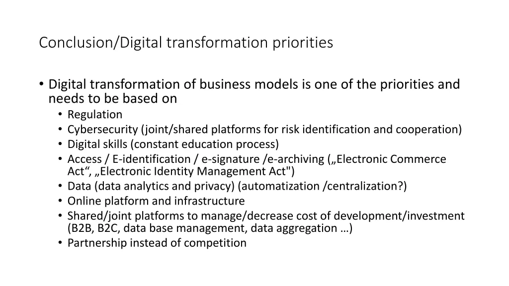 conclusion digital transformation priorities