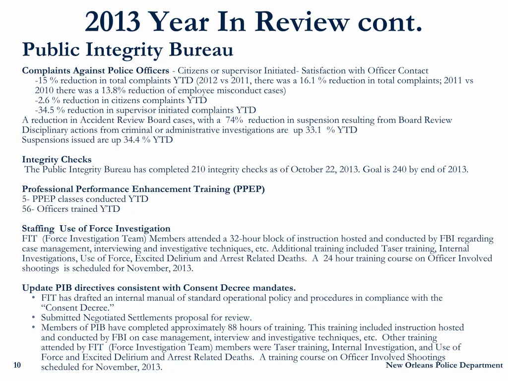 2013 year in review cont public integrity bureau