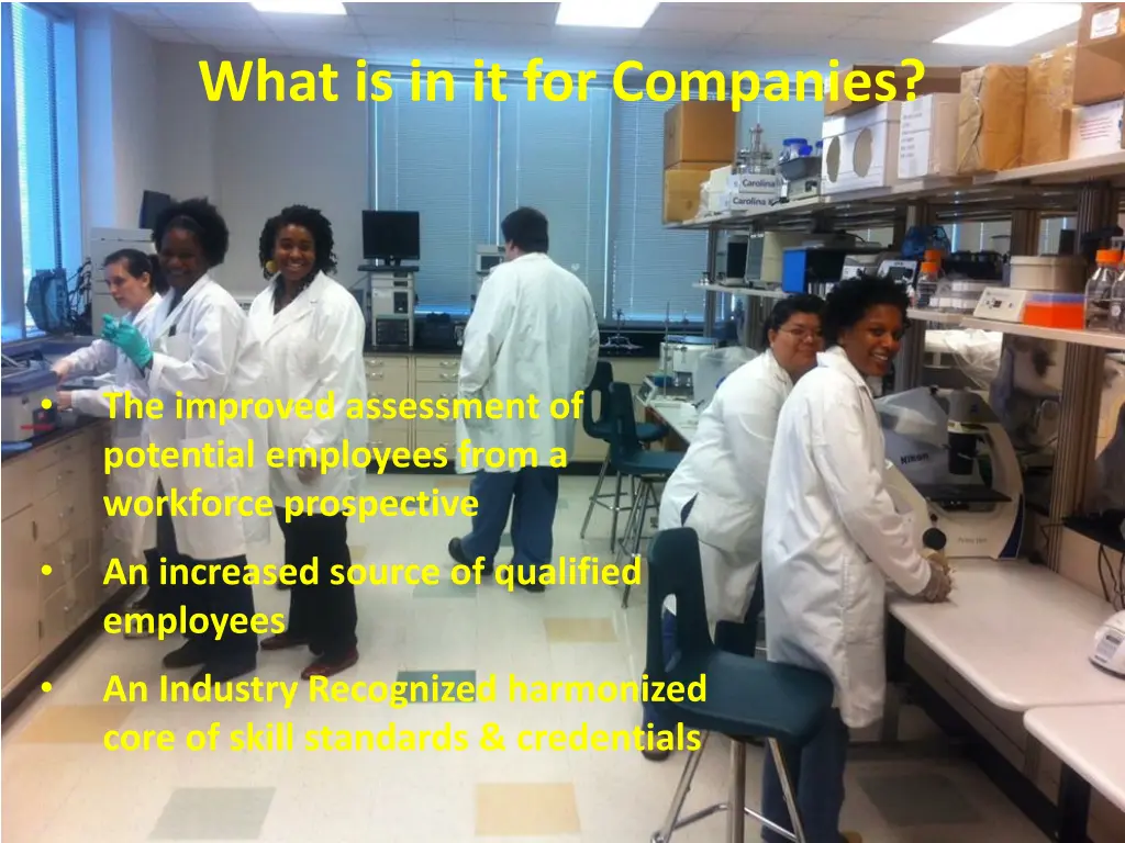 what is in it for companies