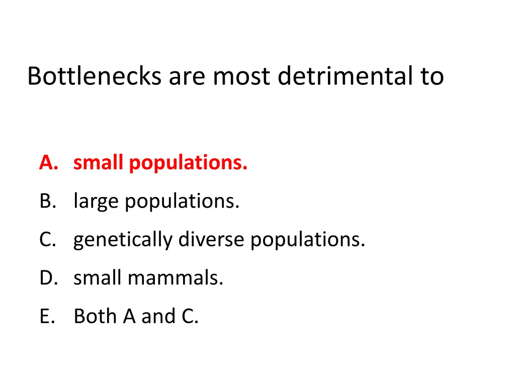 bottlenecks are most detrimental to