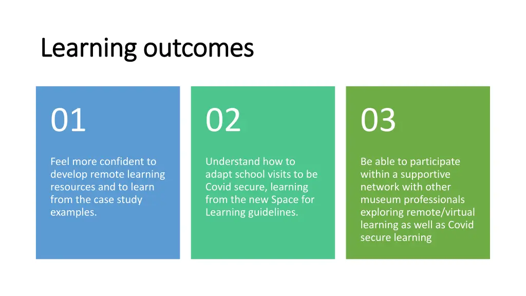 learning outcomes learning outcomes