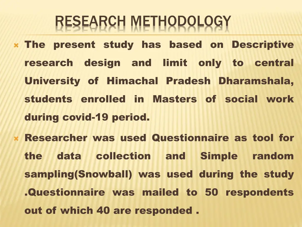research methodology
