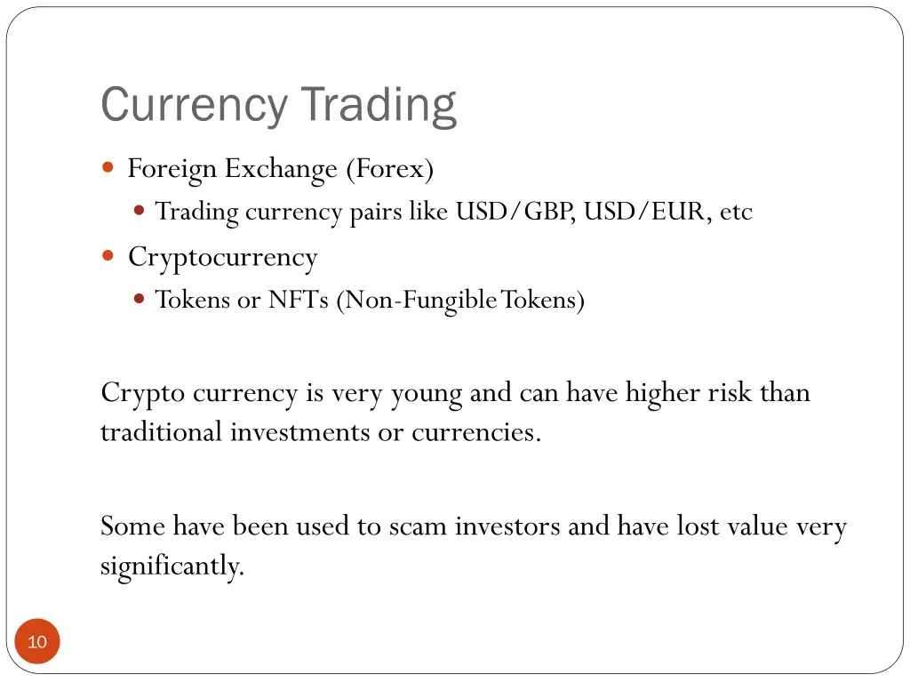 currency trading