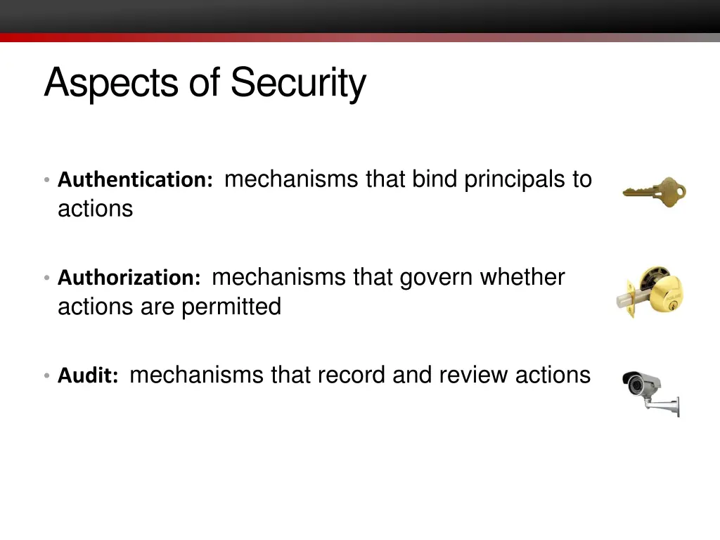 aspects of security