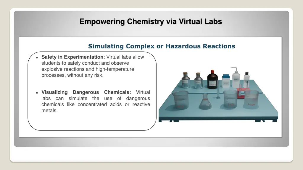 empowering chemistry via virtual labs