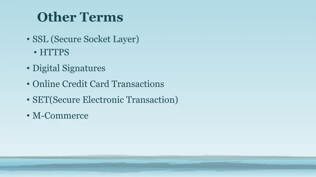 other terms