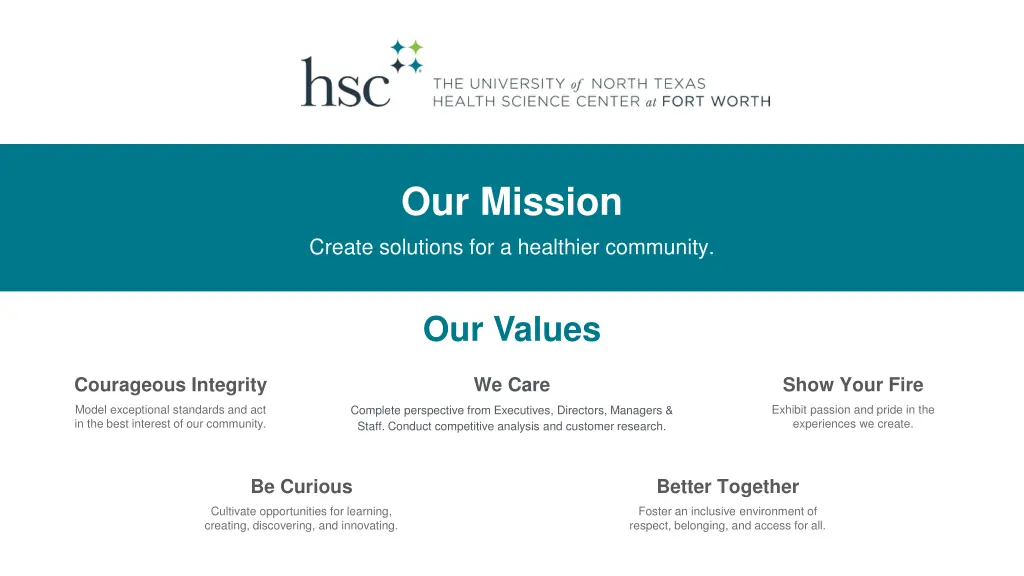 our mission create solutions for a healthier