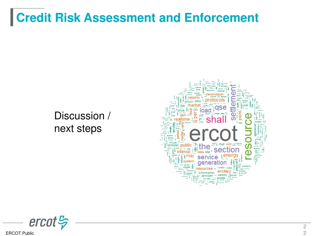 credit risk assessment and enforcement 20