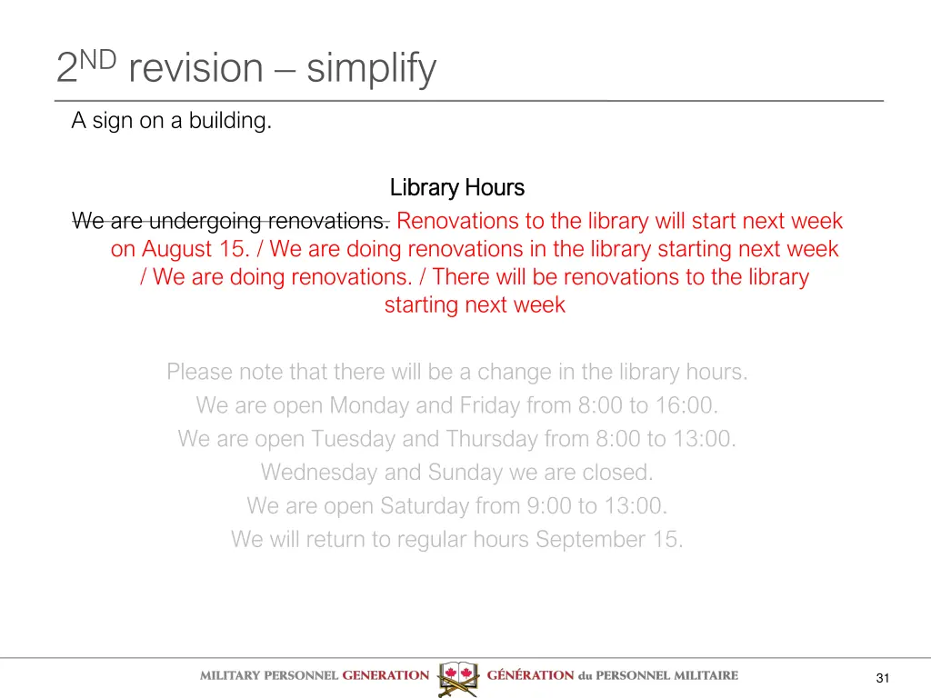 2 nd revision simplify