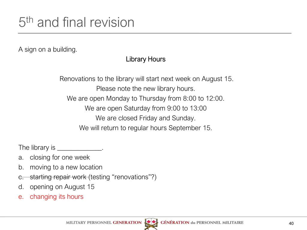 5 th and final revision 1