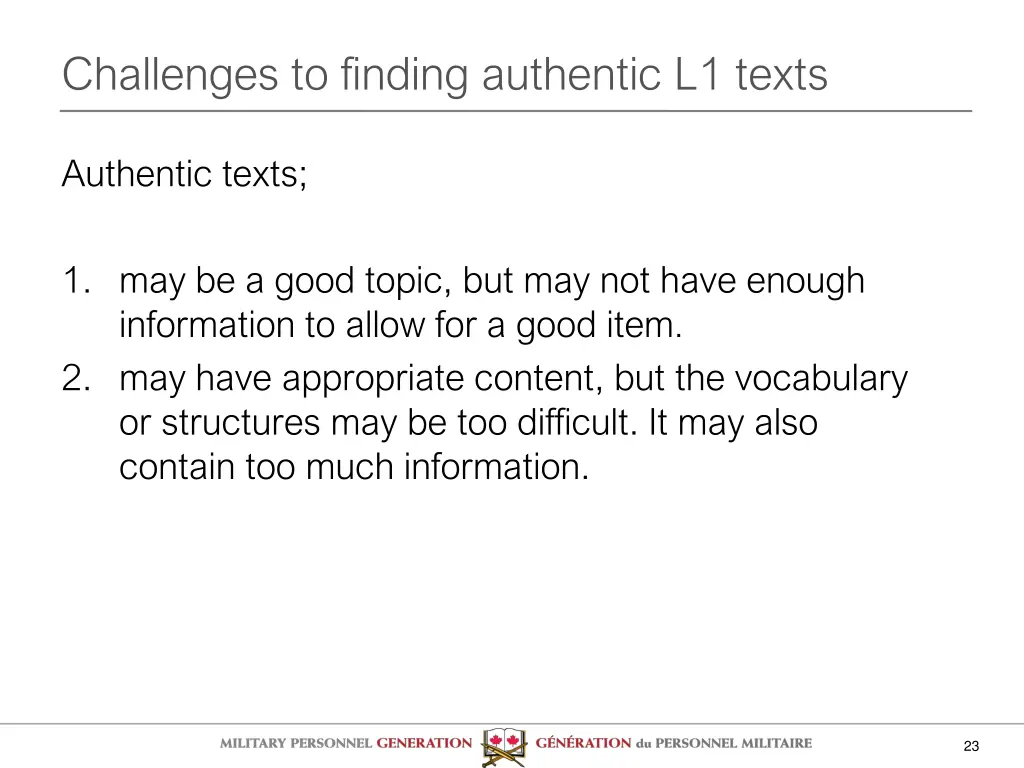 challenges to finding authentic l1 texts 2