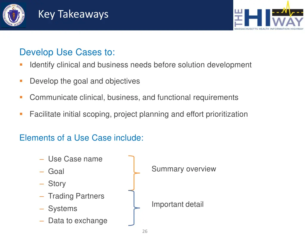 key takeaways