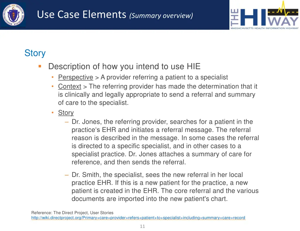 use case elements summary overview 1