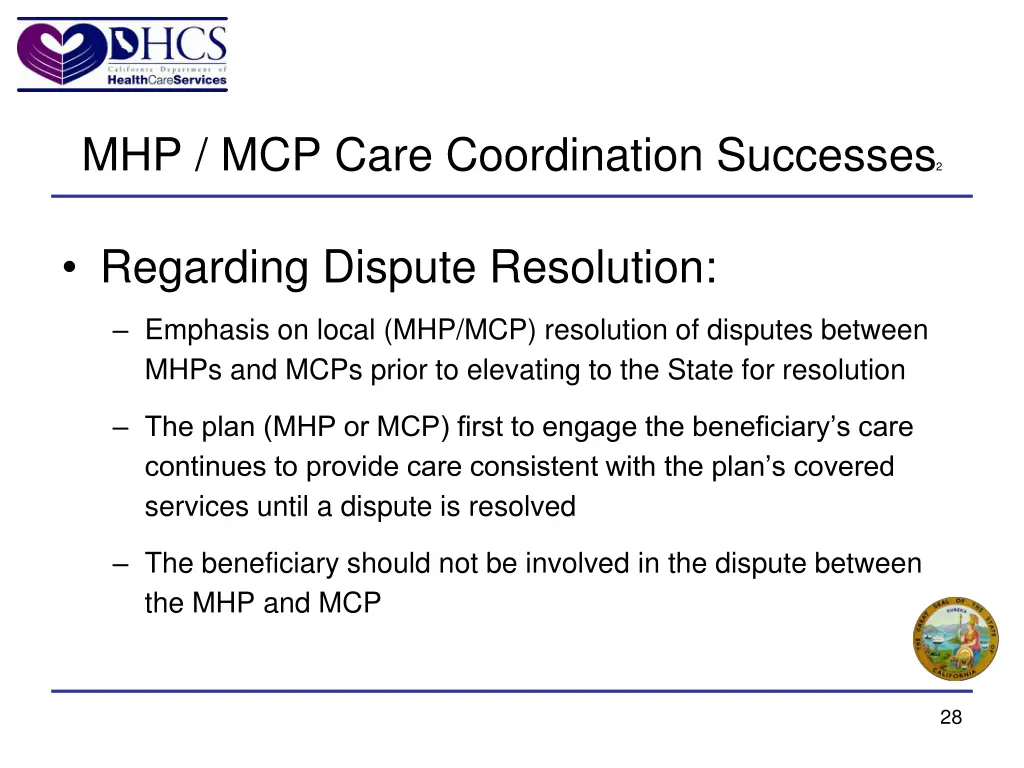 mhp mcp care coordination successes 2