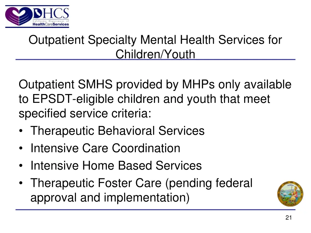 outpatient specialty mental health services 1
