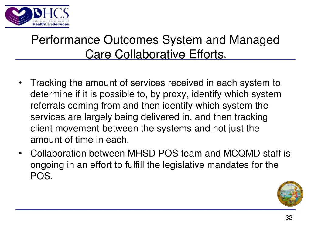 performance outcomes system and managed care 3