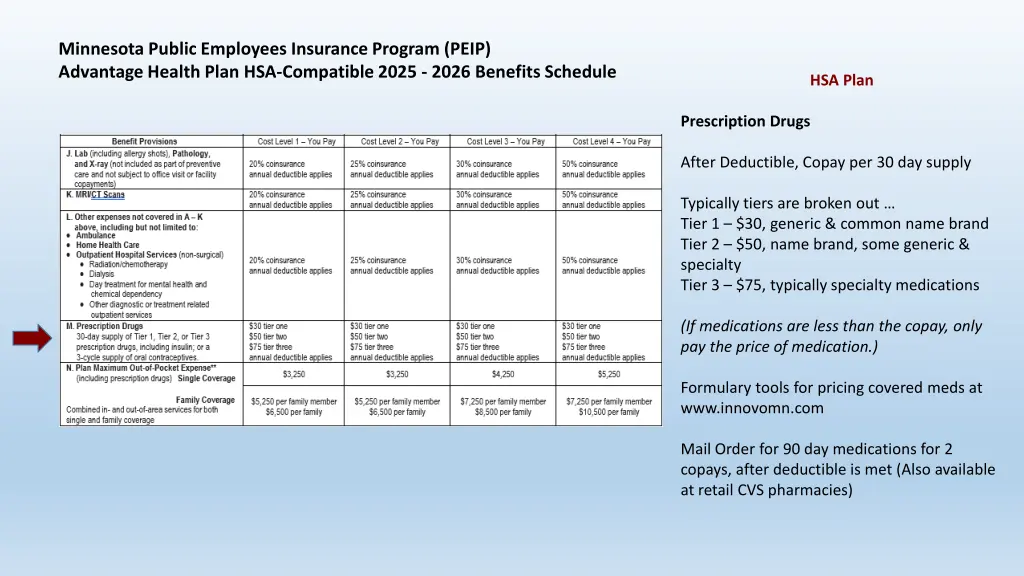 minnesota public employees insurance program peip 6