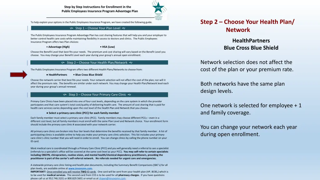 step by step instructions for enrollment 1