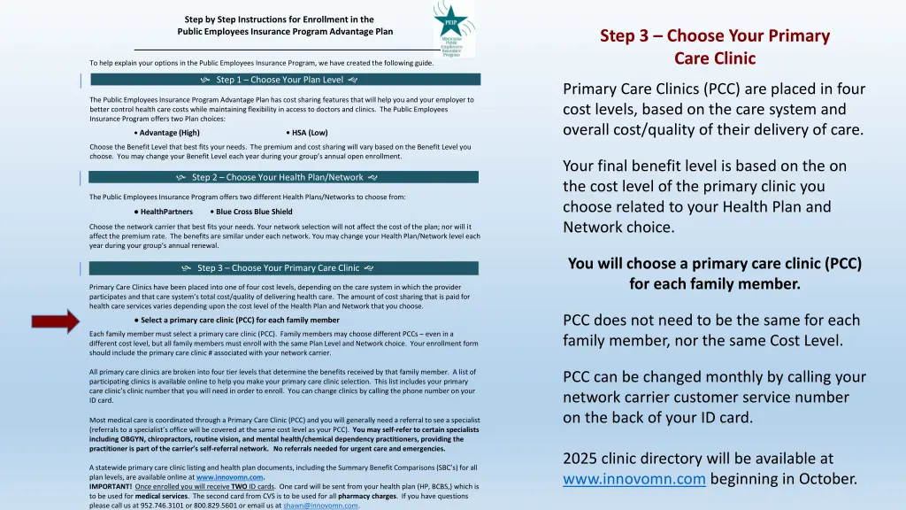 step by step instructions for enrollment 2