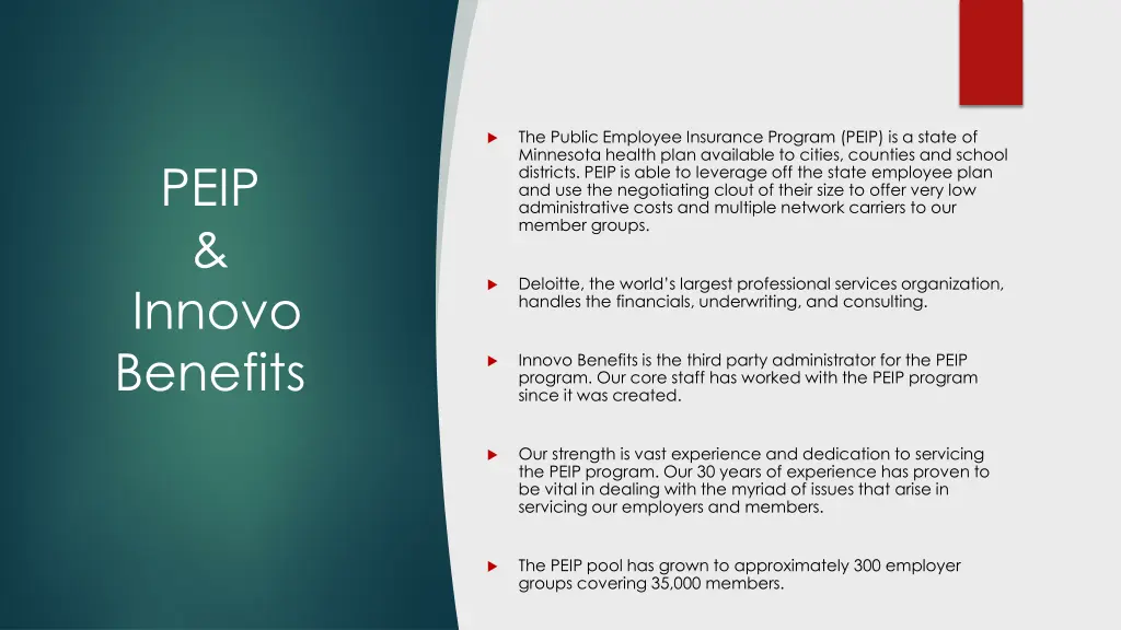 the public employee insurance program peip