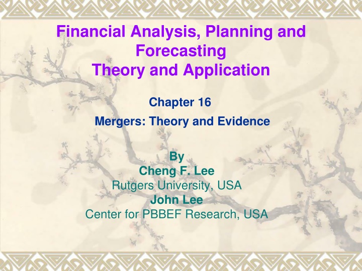 financial analysis planning and forecasting