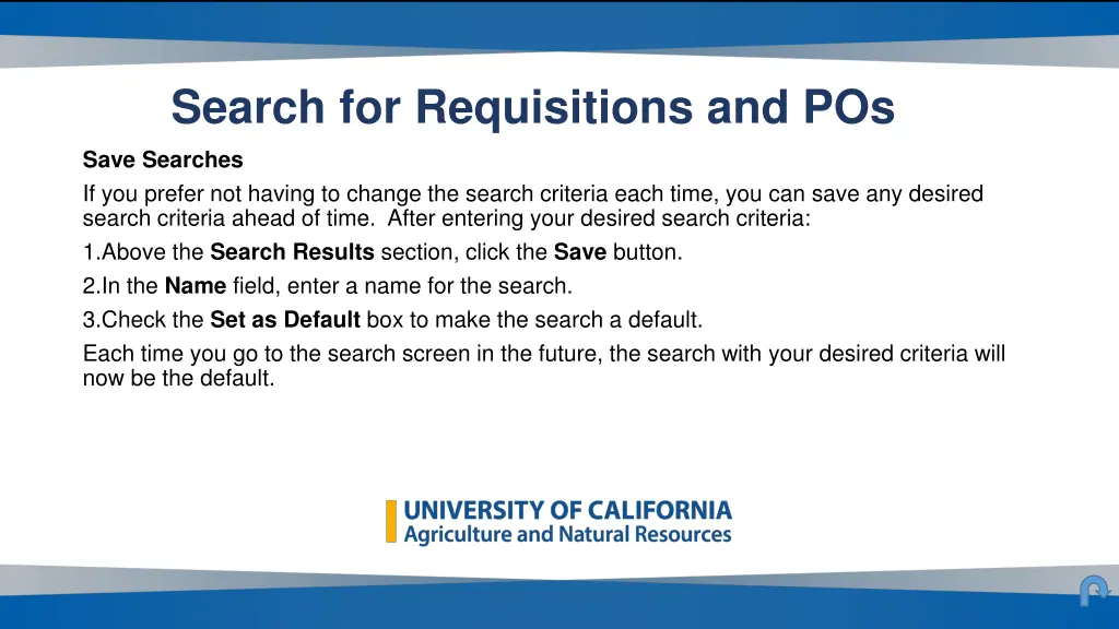 search for requisitions and pos 9