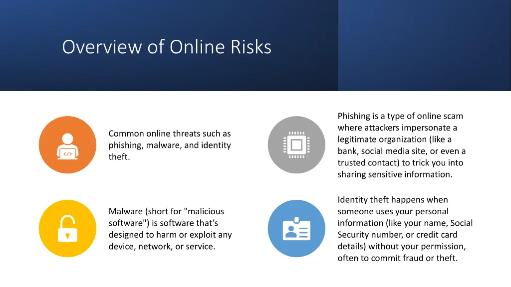 overview of online risks