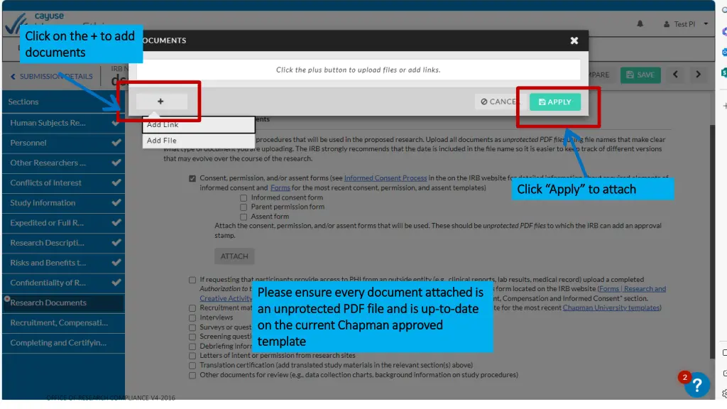 click on the to add click on the to add documents