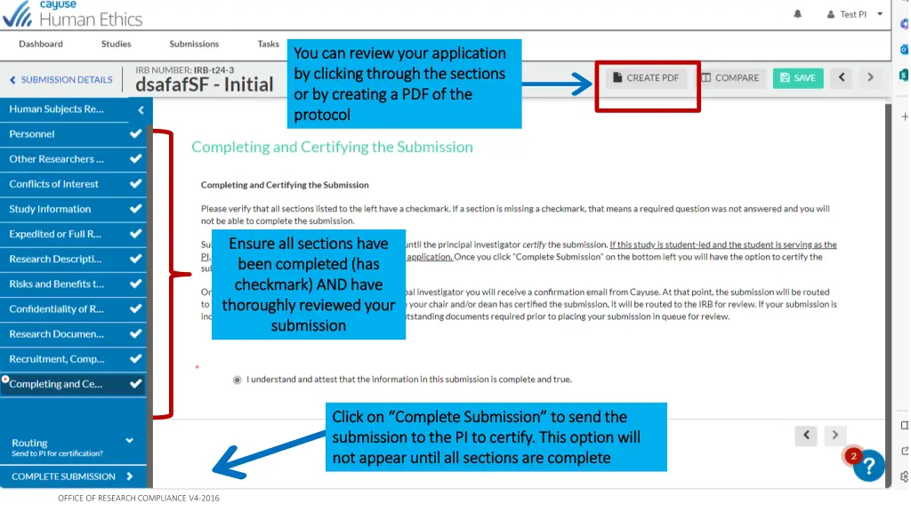 you can review your application you can review