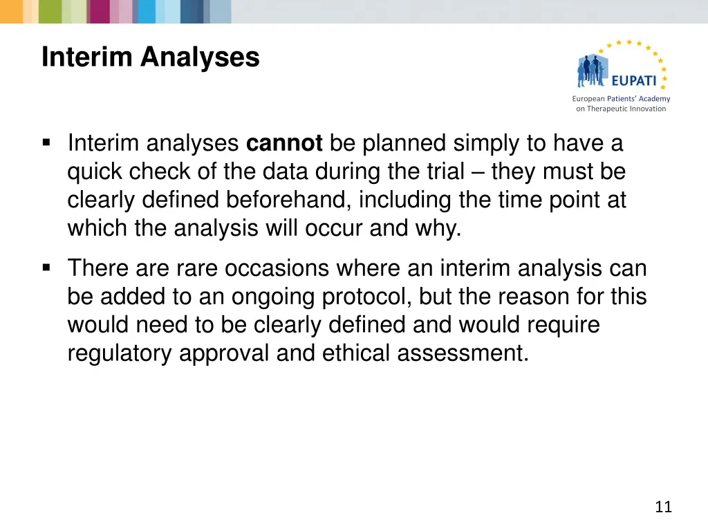 interim analyses 1