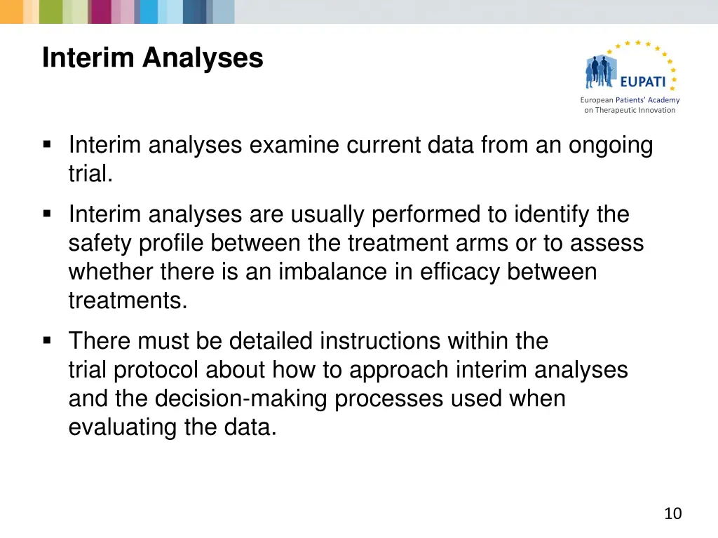 interim analyses
