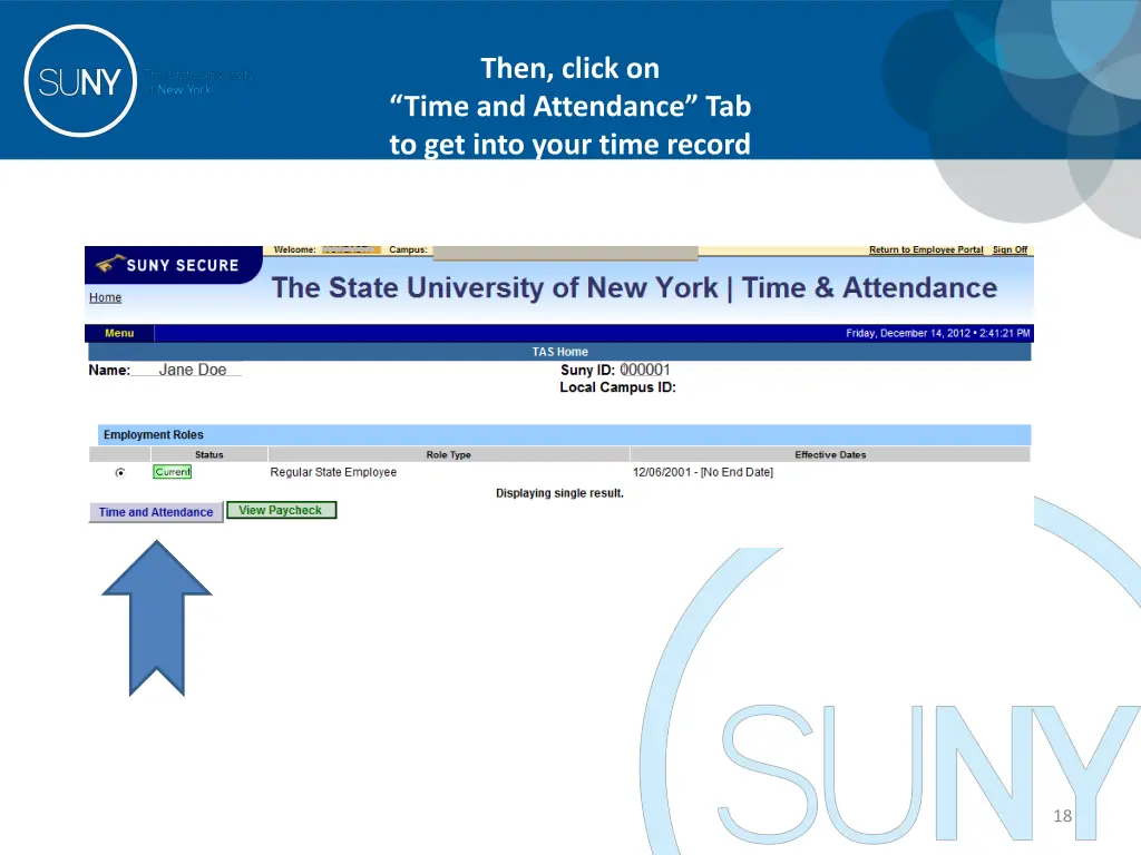 then click on