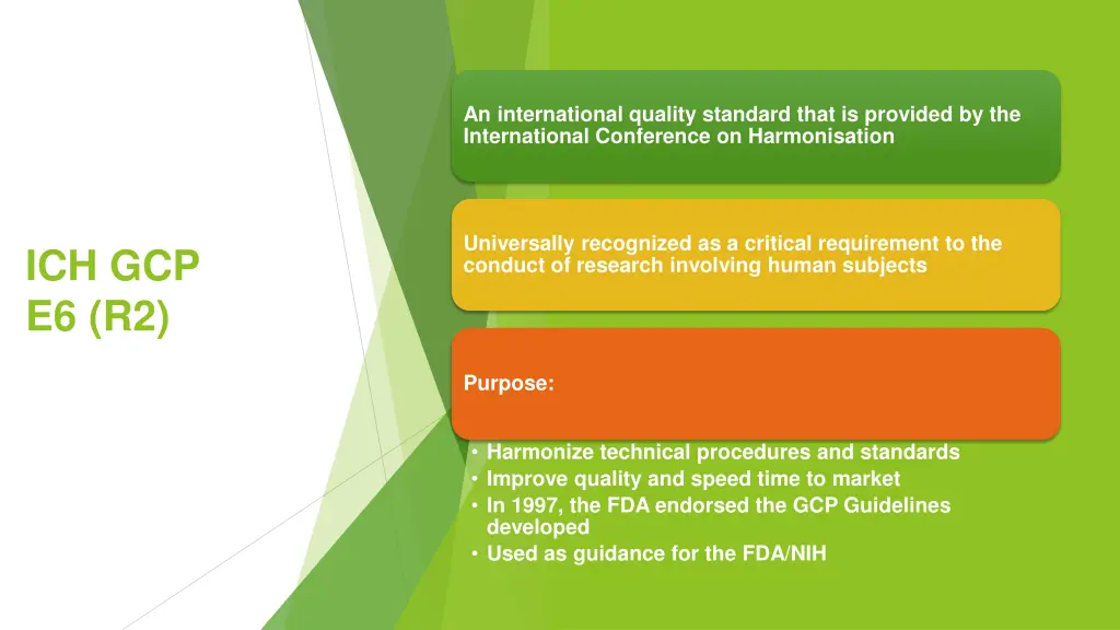 an international quality standard that
