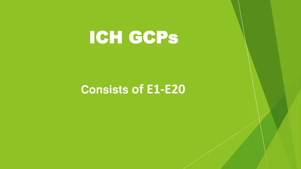 ich gcps ich gcps