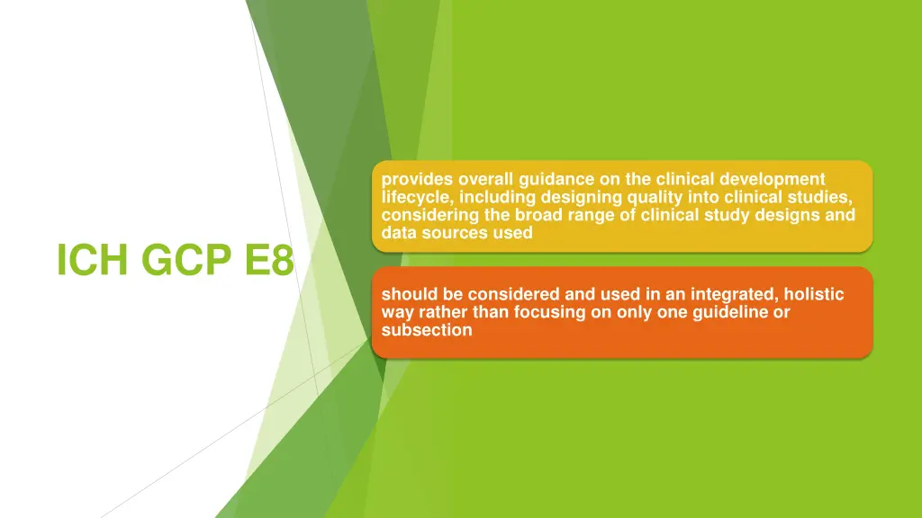 provides overall guidance on the clinical